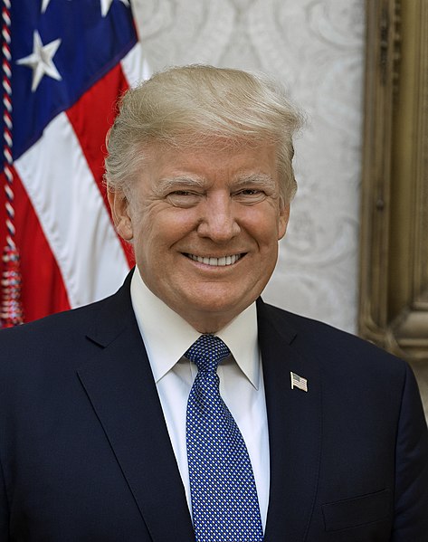 Official portrait of President Donald J. Trump, Friday, October 6, 2017.  (Official White House photo by Shealah Craighead).  Image Courtesy of Wikimedia Commons. 