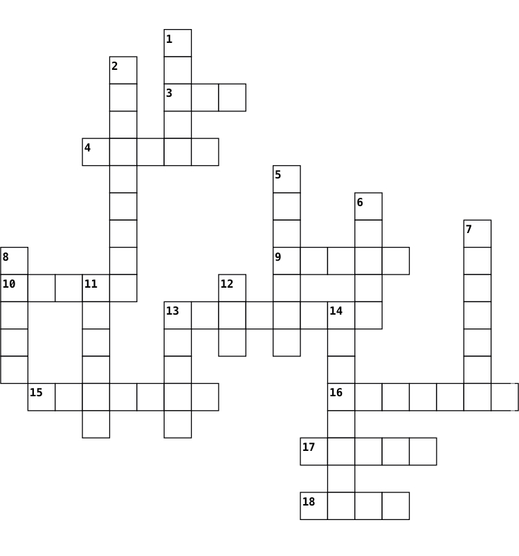 Crossword: Fall