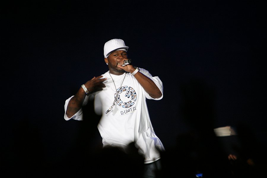 50 Cent.  Free Use Image Courtesy of Wikimedia Commons.