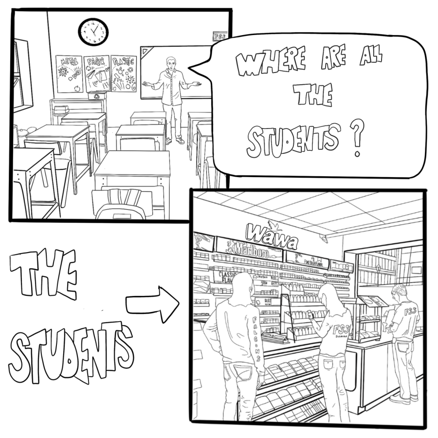 Editorial Cartoon: Where Are All the Students?