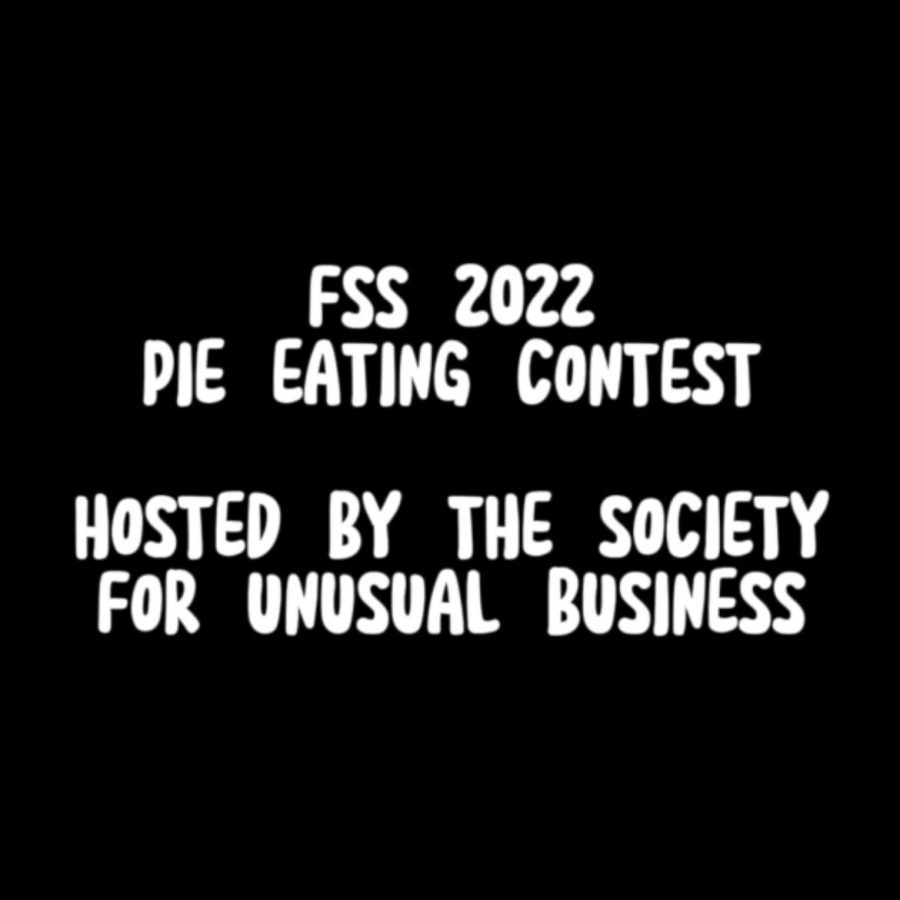 Video: FSS 2022 Pie Eating Contest - Hosted by the Society for Unusual Business