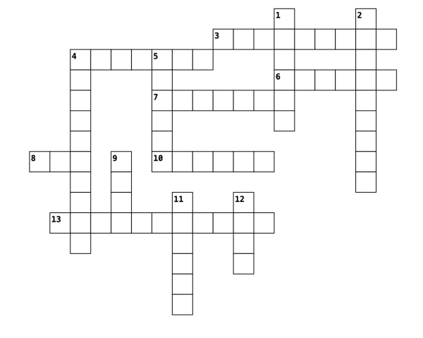 Crossword: Guess the Upper School Teacher!