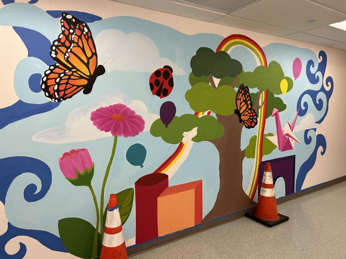 Senior Artists Paint Mural at Friends Child Care Center