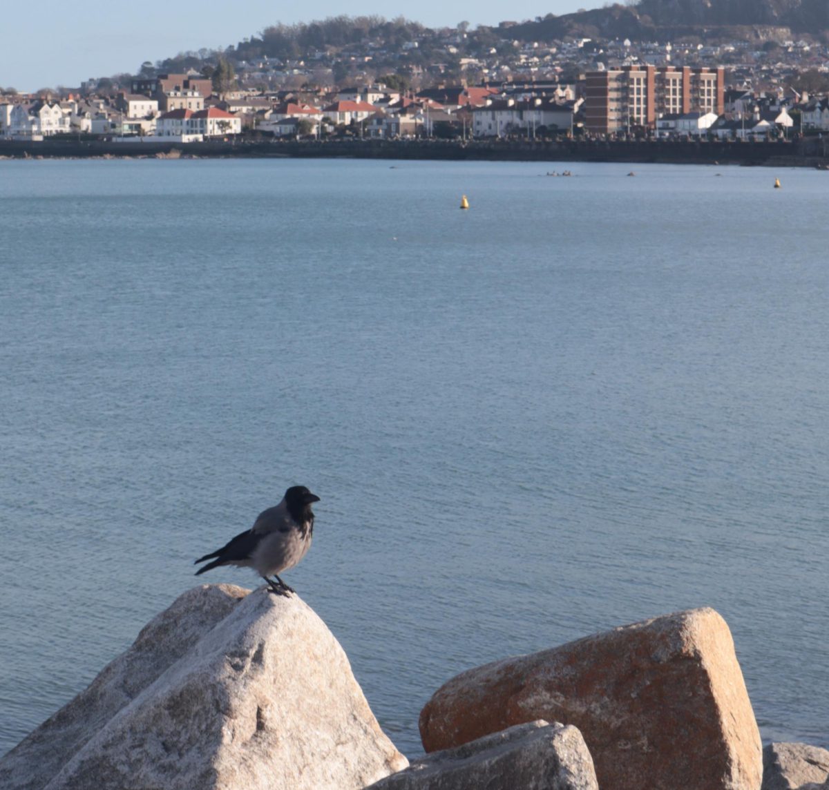 A view from Dún Laoghaire Harbour, Dublin, Ireland.