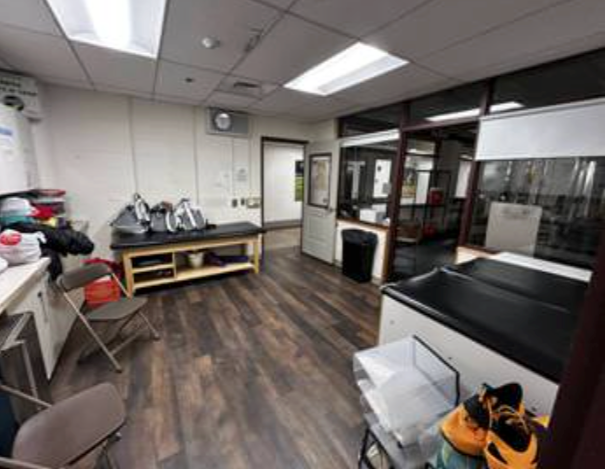 The athletic center next to Bill’s office is vacant; everyone is either in class or attending other class-related events. This is the 3rd period of the scheduled day, the period right after break when everyone usually gets their breakfast.