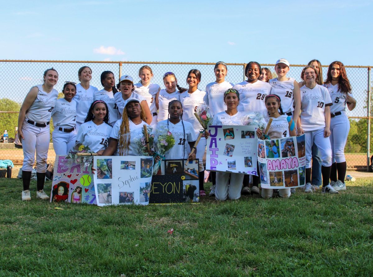 Varsity Softball after Senior Day.